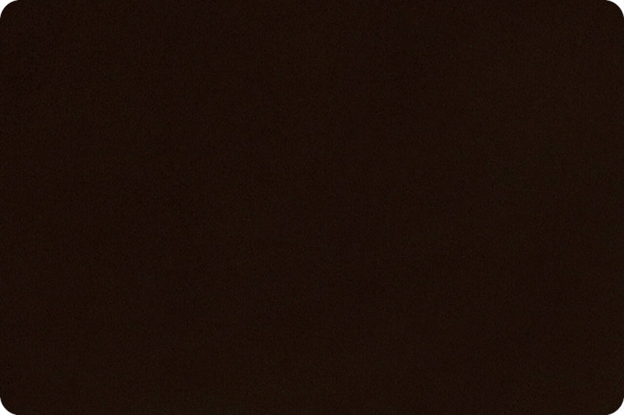 Fabric Shannon Chocolate 90" Extra Wide Solid Cuddle 3 by the Quarter Yard C390-CHOCOLATE